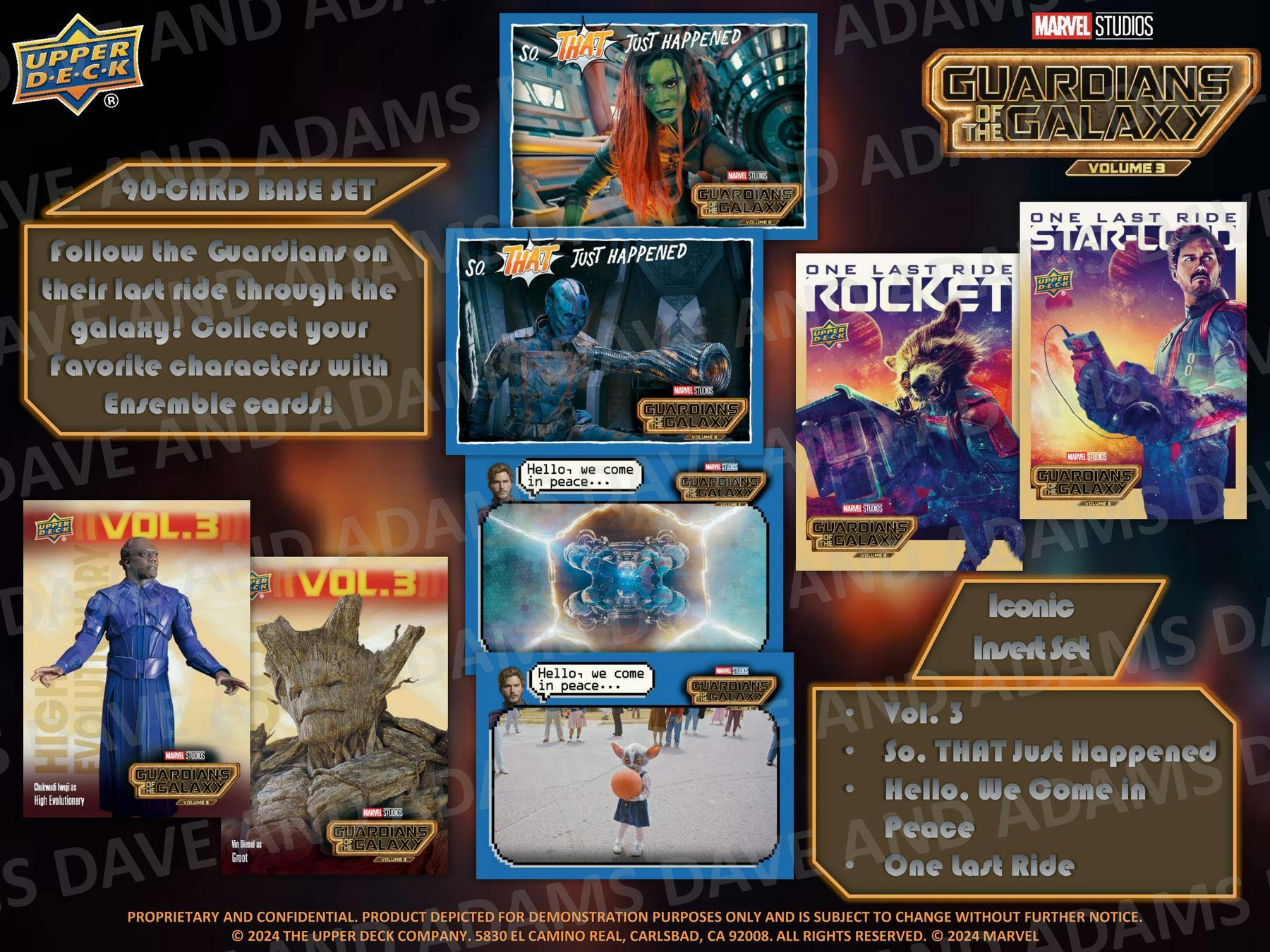 2024 Upper Deck Marvel Studios Guardians of the Galaxy Vol. 3 Hobby Box