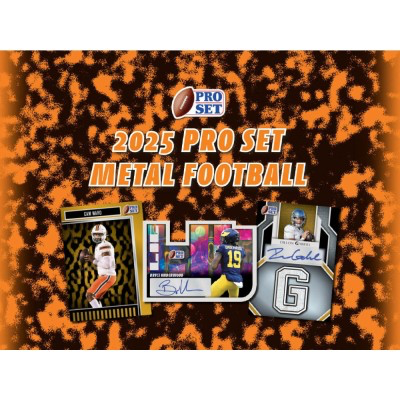 2025 Pro Set Metal Football Hobby Box