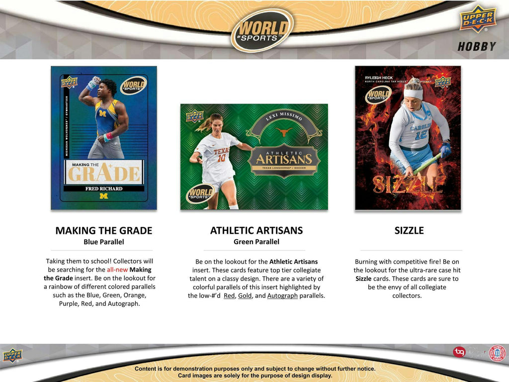 2025 Upper Deck World of Sports Volume 1 Multisport Hobby Box