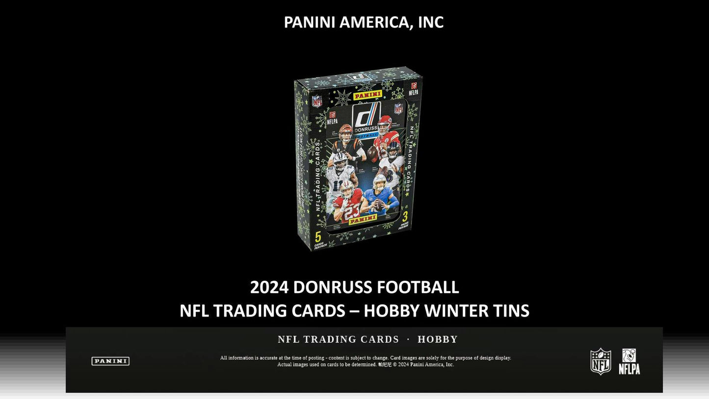 2024 Panini Donruss Football Winter Holiday Tin (Box)