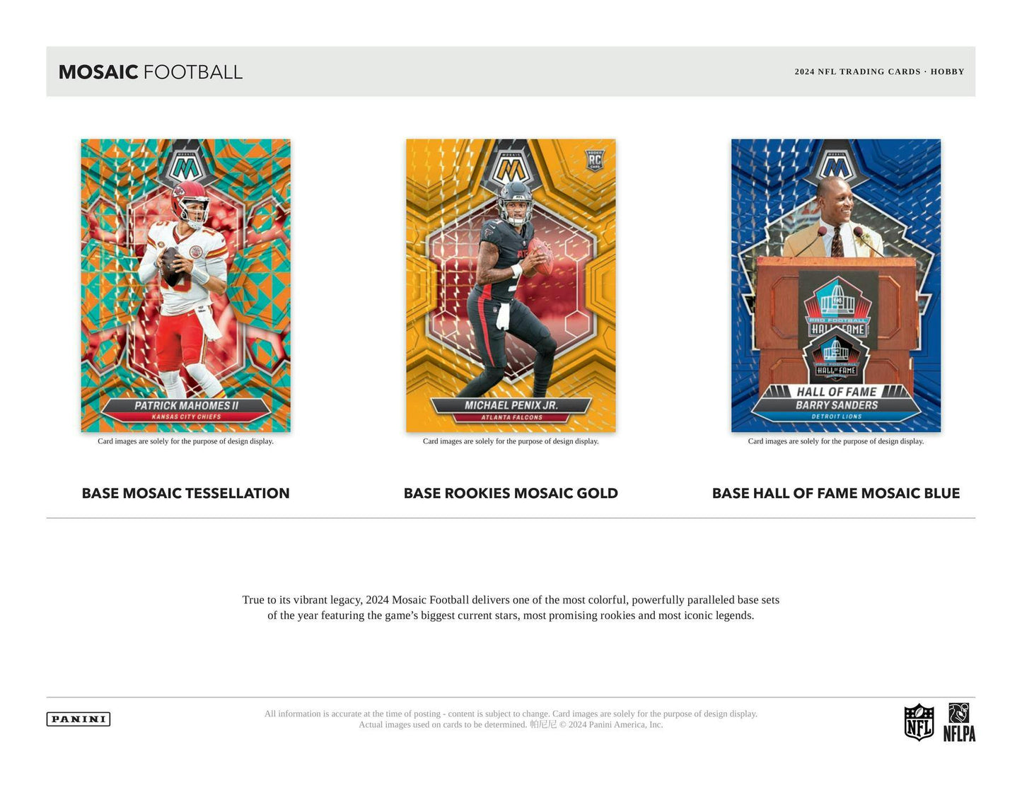 2024 Panini Mosaic Football, Hobby Pack