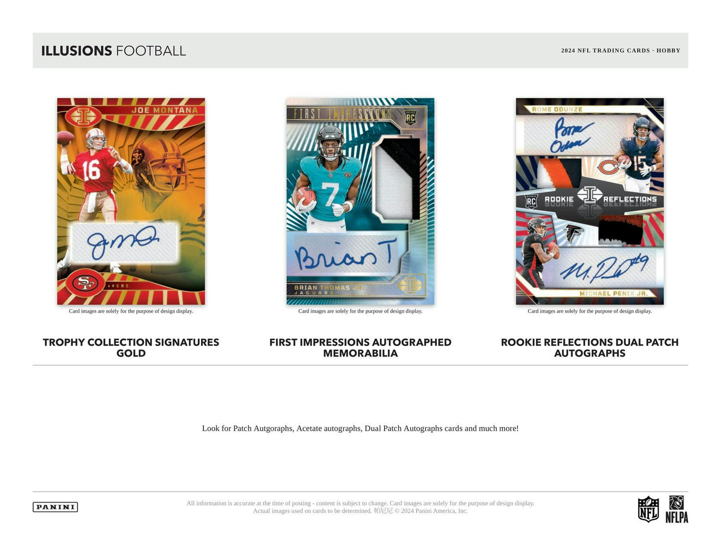 2024 Panini Illusions Football, Hobby Box (Presell 1/10/25)