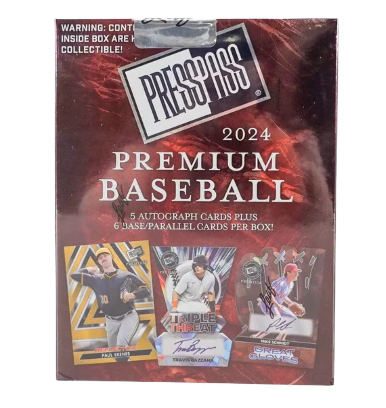 2024 Leaf Press Pass Premium Baseball Hobby Box