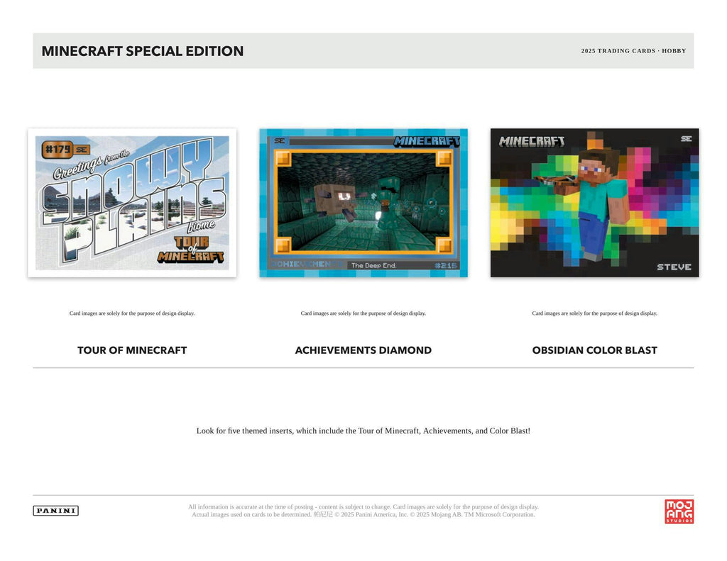 2025 Panini Minecraft Special Edition Hobby 12-Box Case
