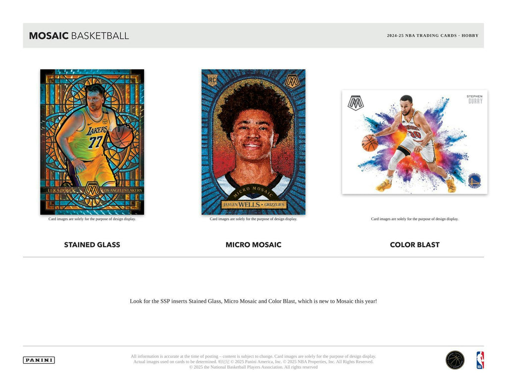 2024-25 Panini Mosaic Basketball Hobby Box (7/9)