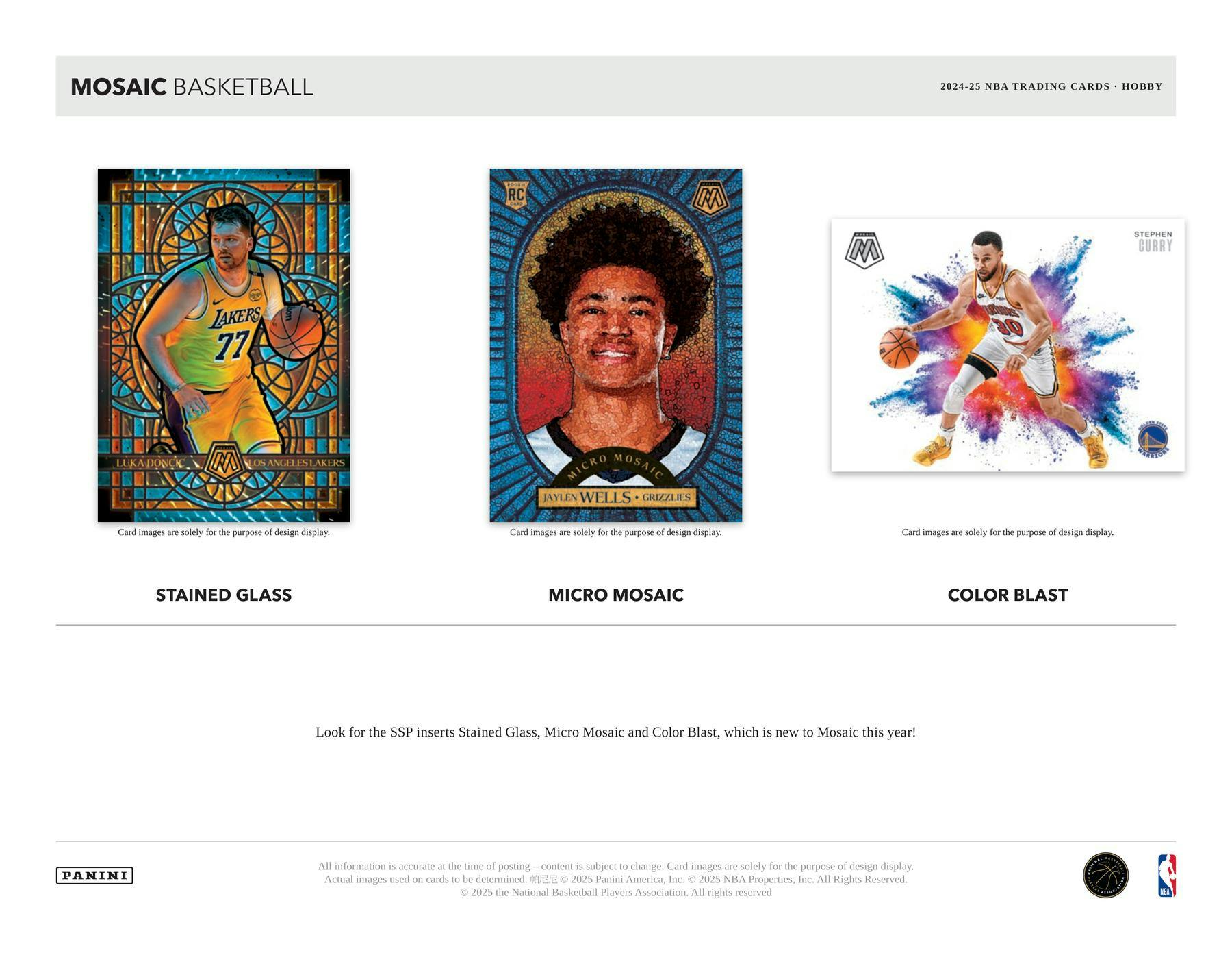 2024-25 Panini Mosaic Basketball Hobby Box (7/9)