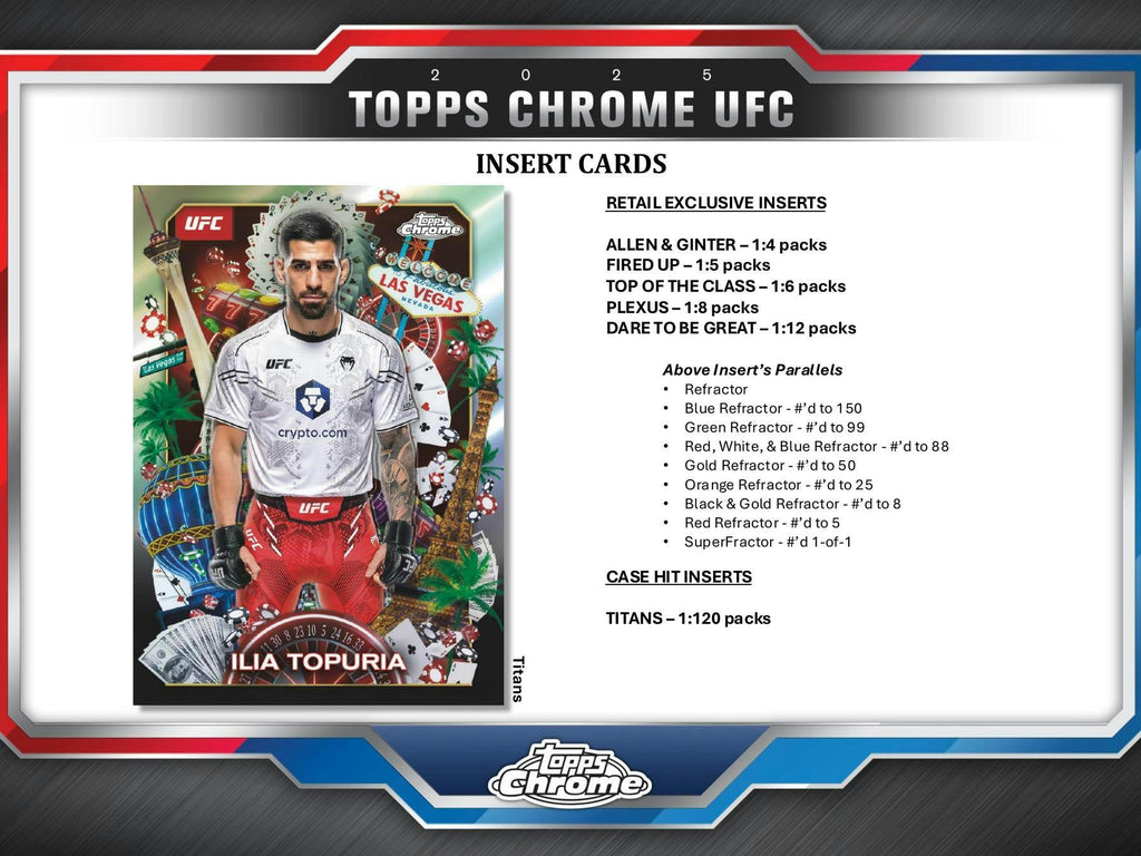 2025 Topps Chrome UFC Mega Box (7/11)