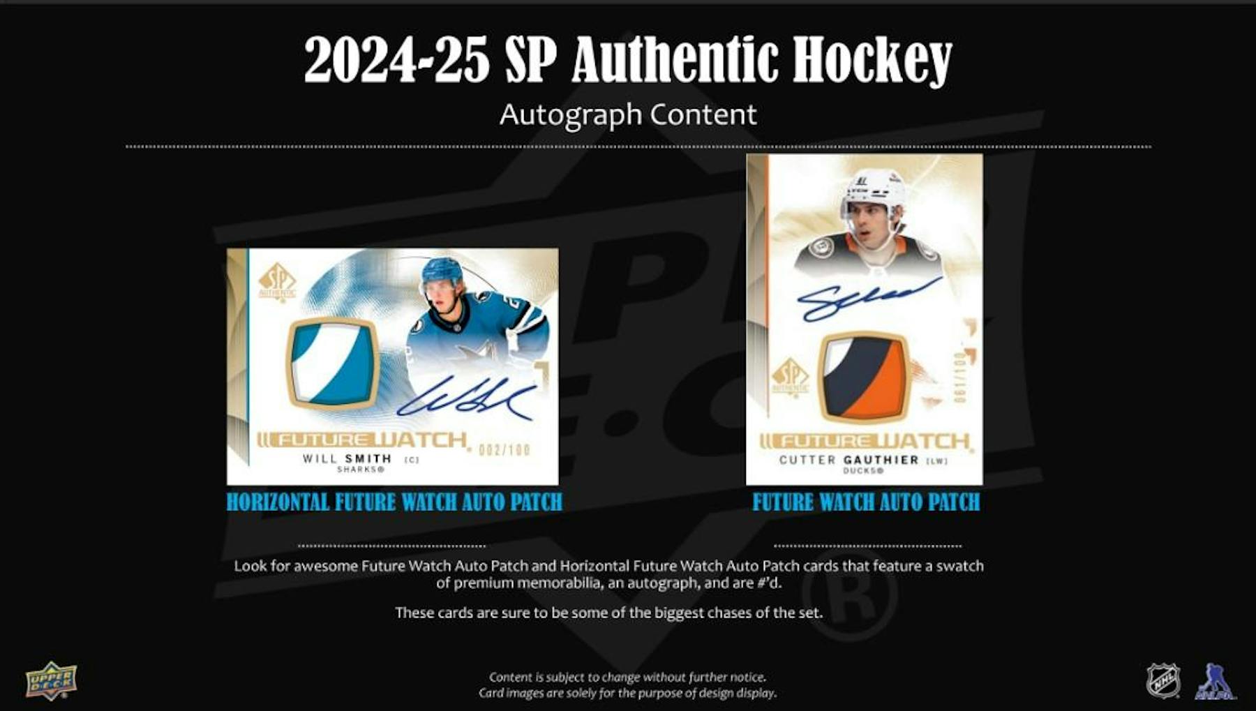 2024-25 Upper Deck SP Authentic Hockey Hobby Box (7/30)