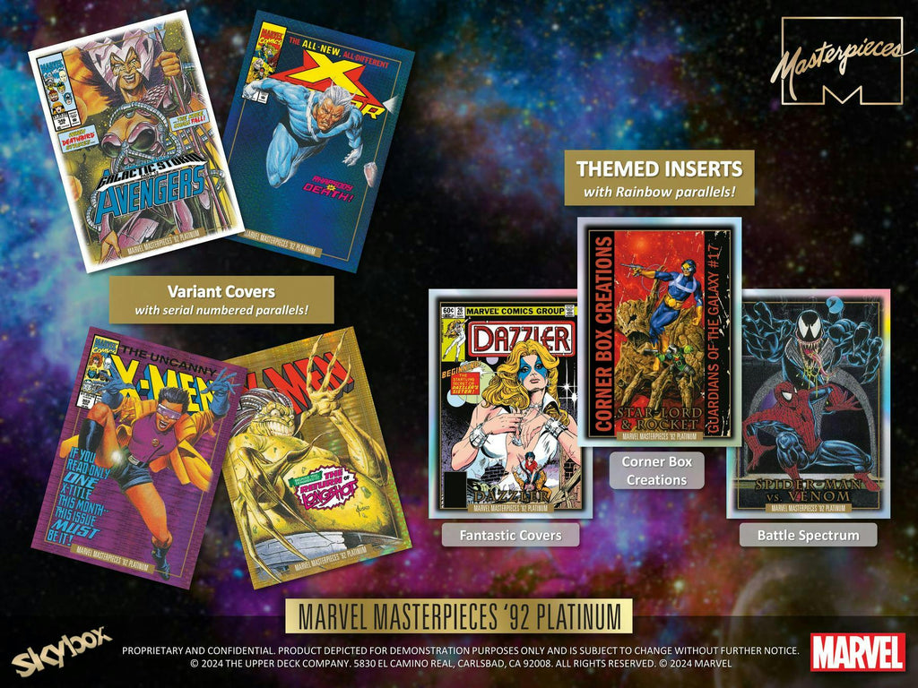 2024 Upper Deck Marvel Masterpieces '92 Platinum Hobby Pack