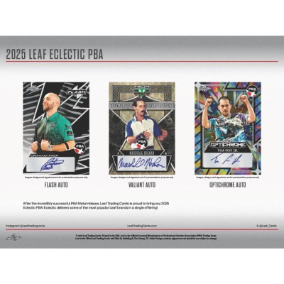 2025 Leaf Eclectic PBA Professional Bowling Association Jumbo Box