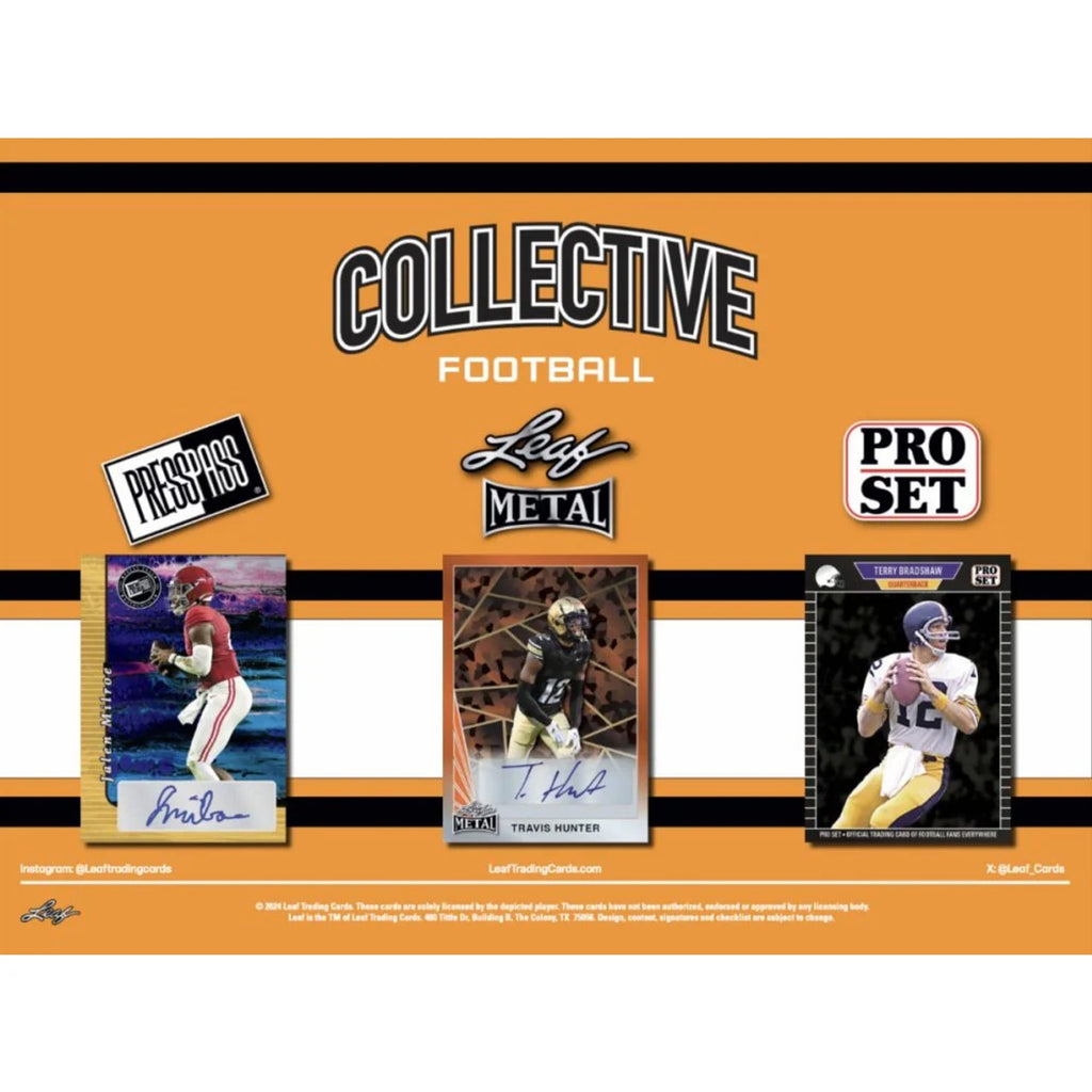 2024 Leaf Collective Football Jumbo Box