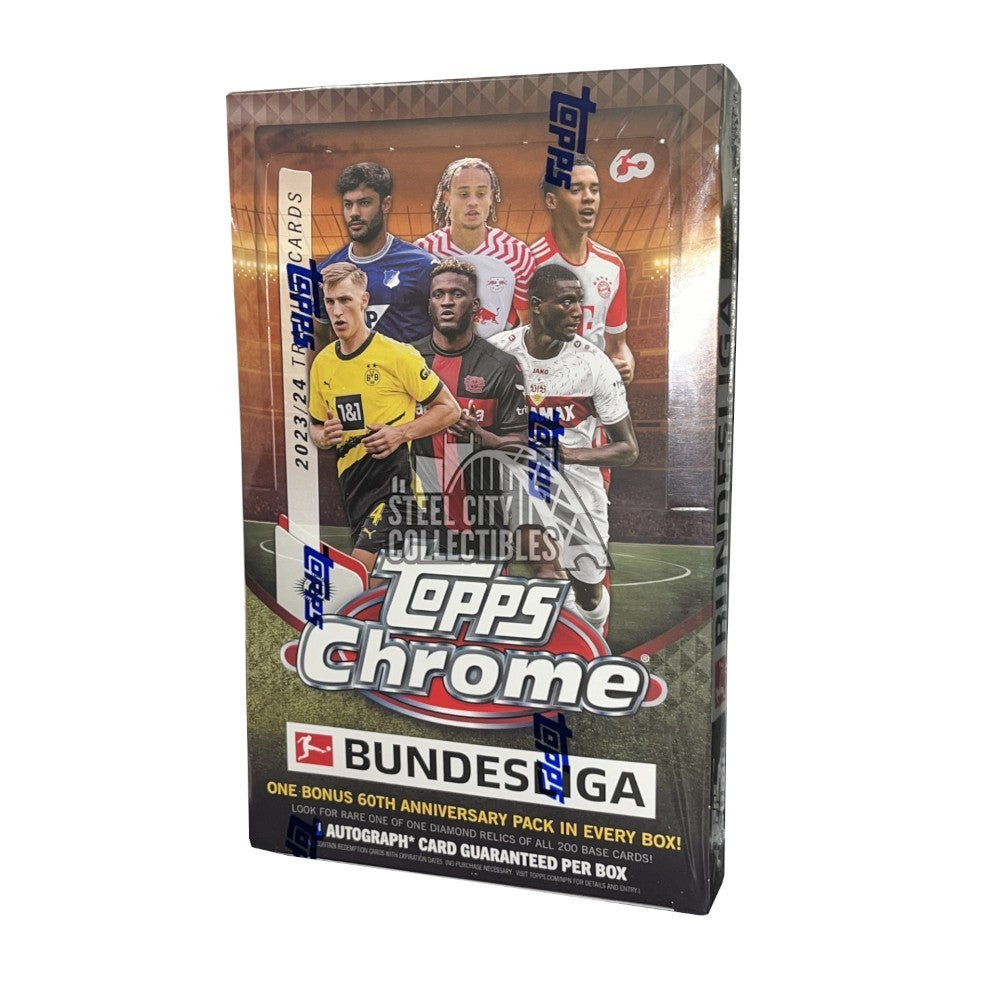 2023-24 Topps Chrome Bundesliga Soccer, Hobby Pack