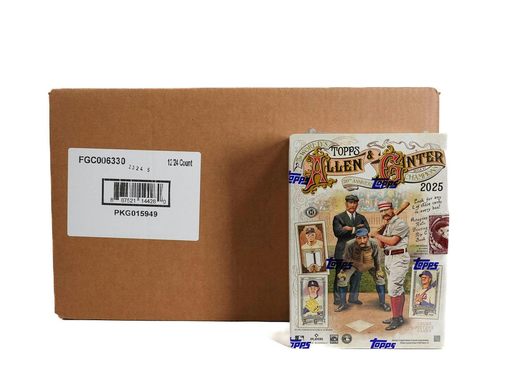 2025 Topps Allen & Ginter Baseball Hobby 12-Box Case (12/3)