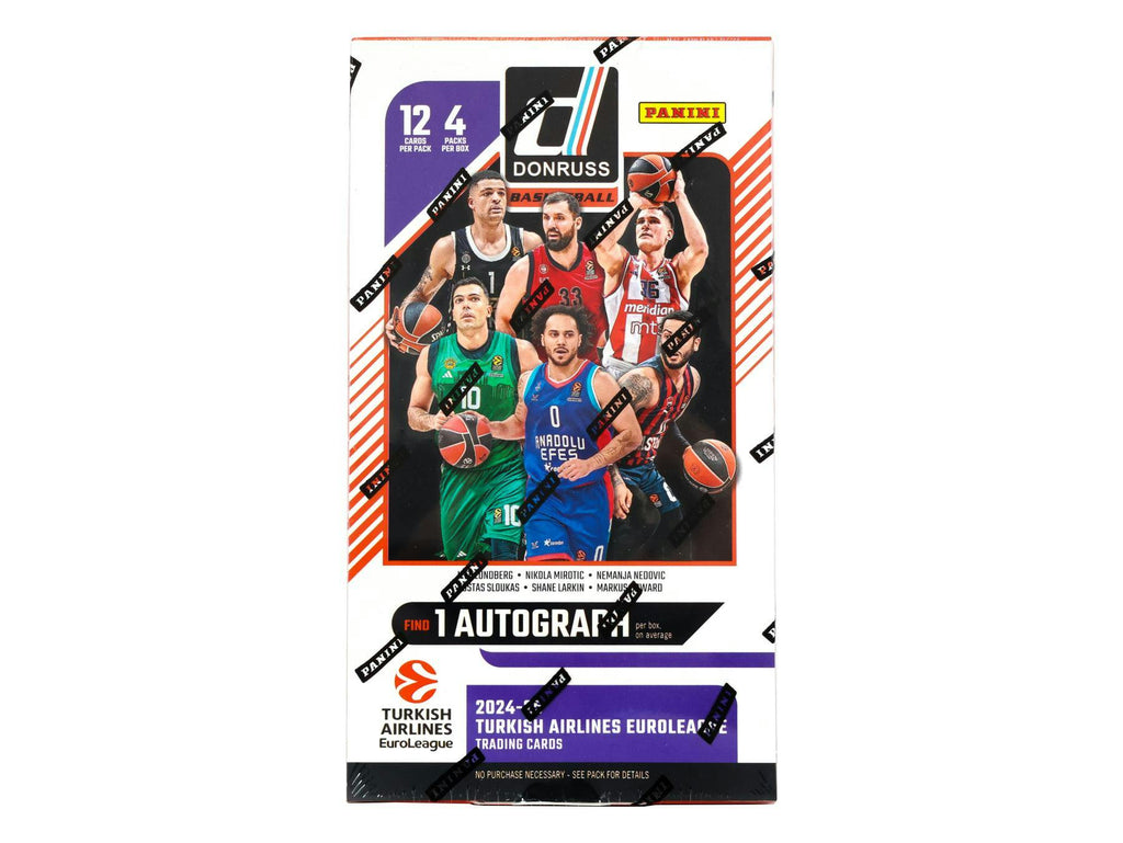 2024-25 Panini Donruss Turkish Airlines EuroLeague Basketball Hobby Box