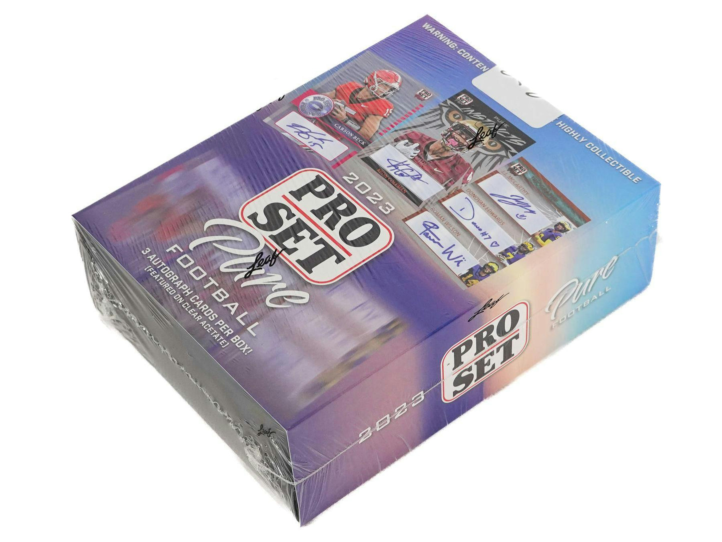 2023 Leaf Pro Set Pure Football, Hobby Box