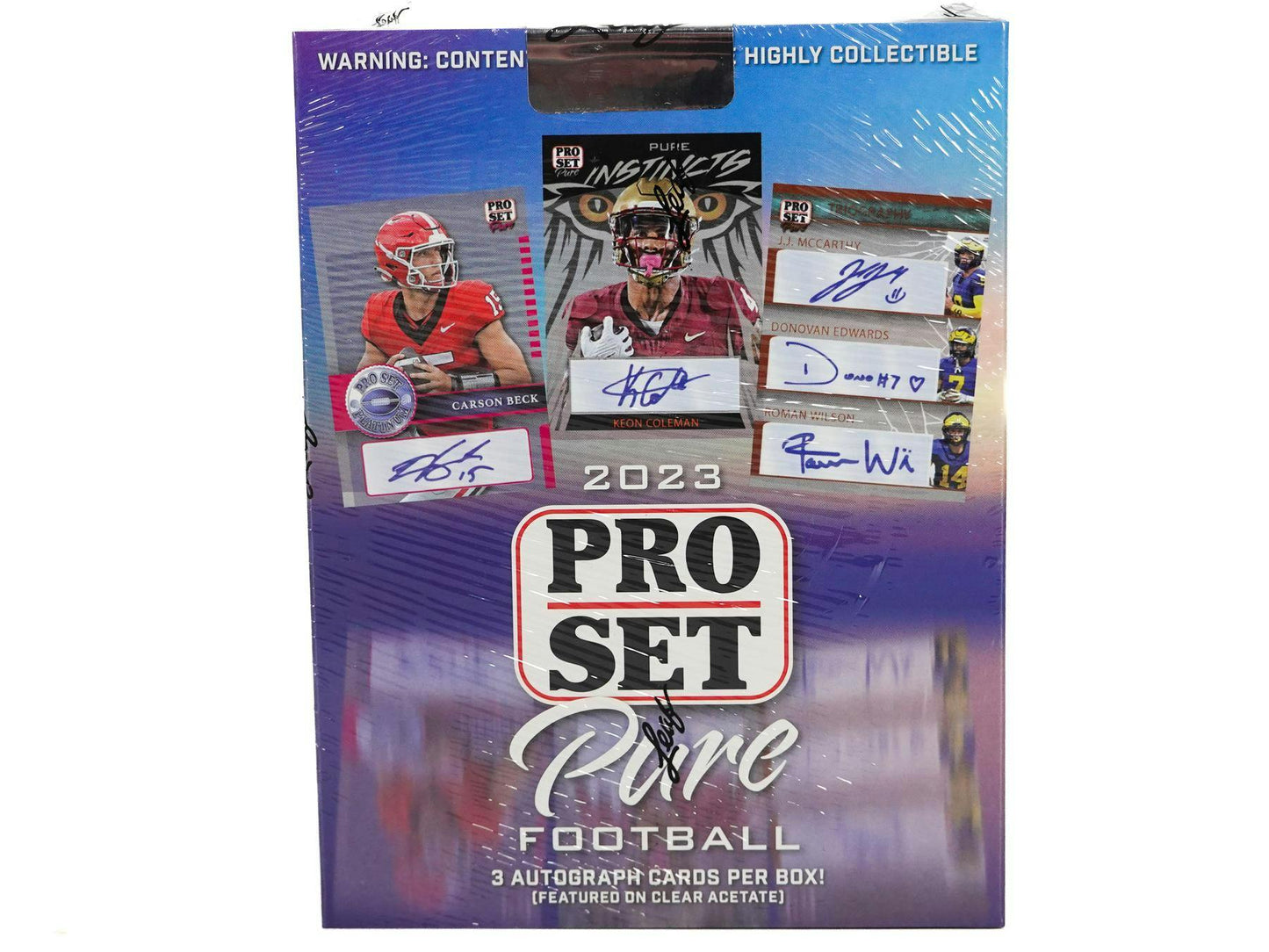 2023 Leaf Pro Set Pure Football, Hobby Box