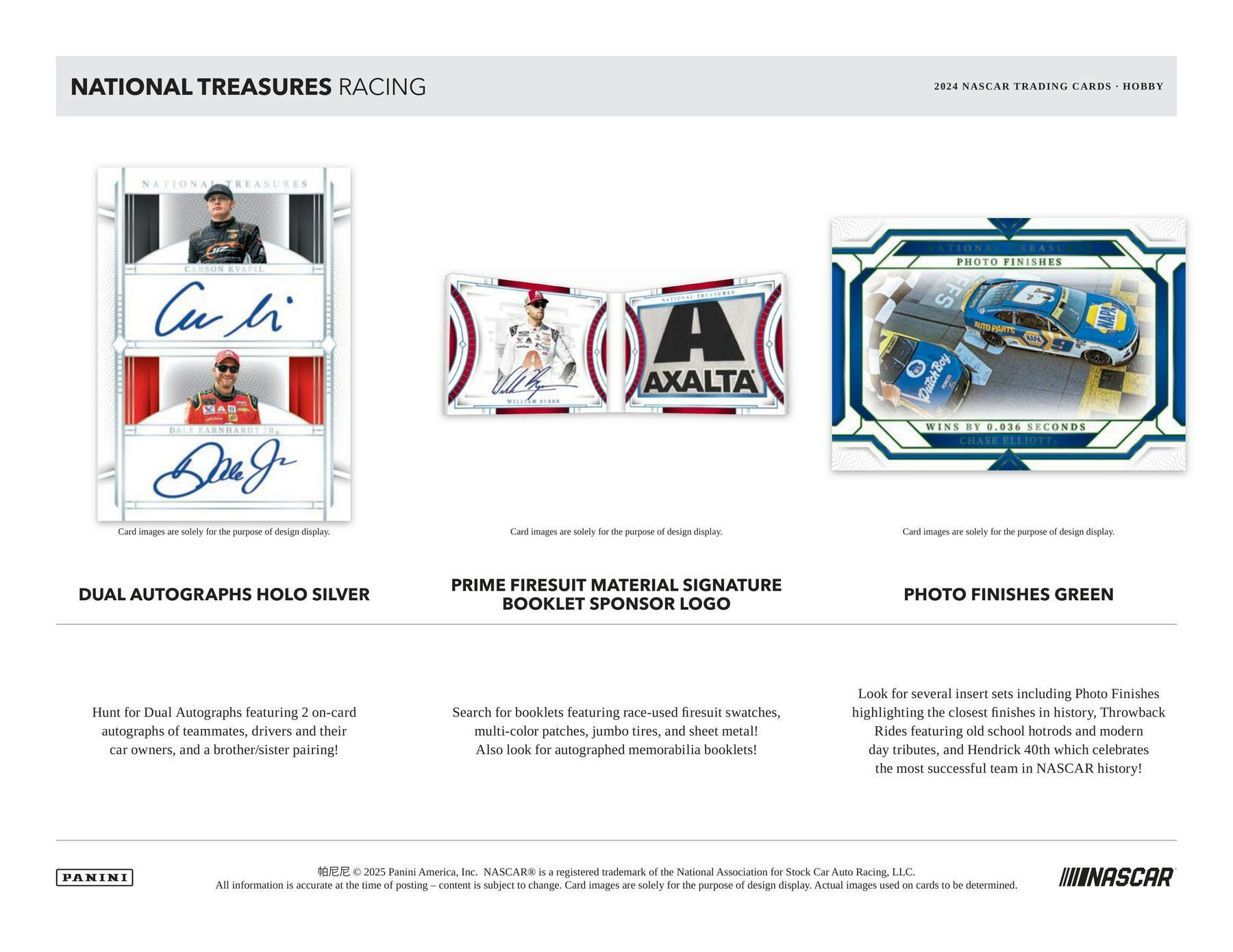2024 Panini National Treasures Racing 4-Box Hobby Case (4/18)