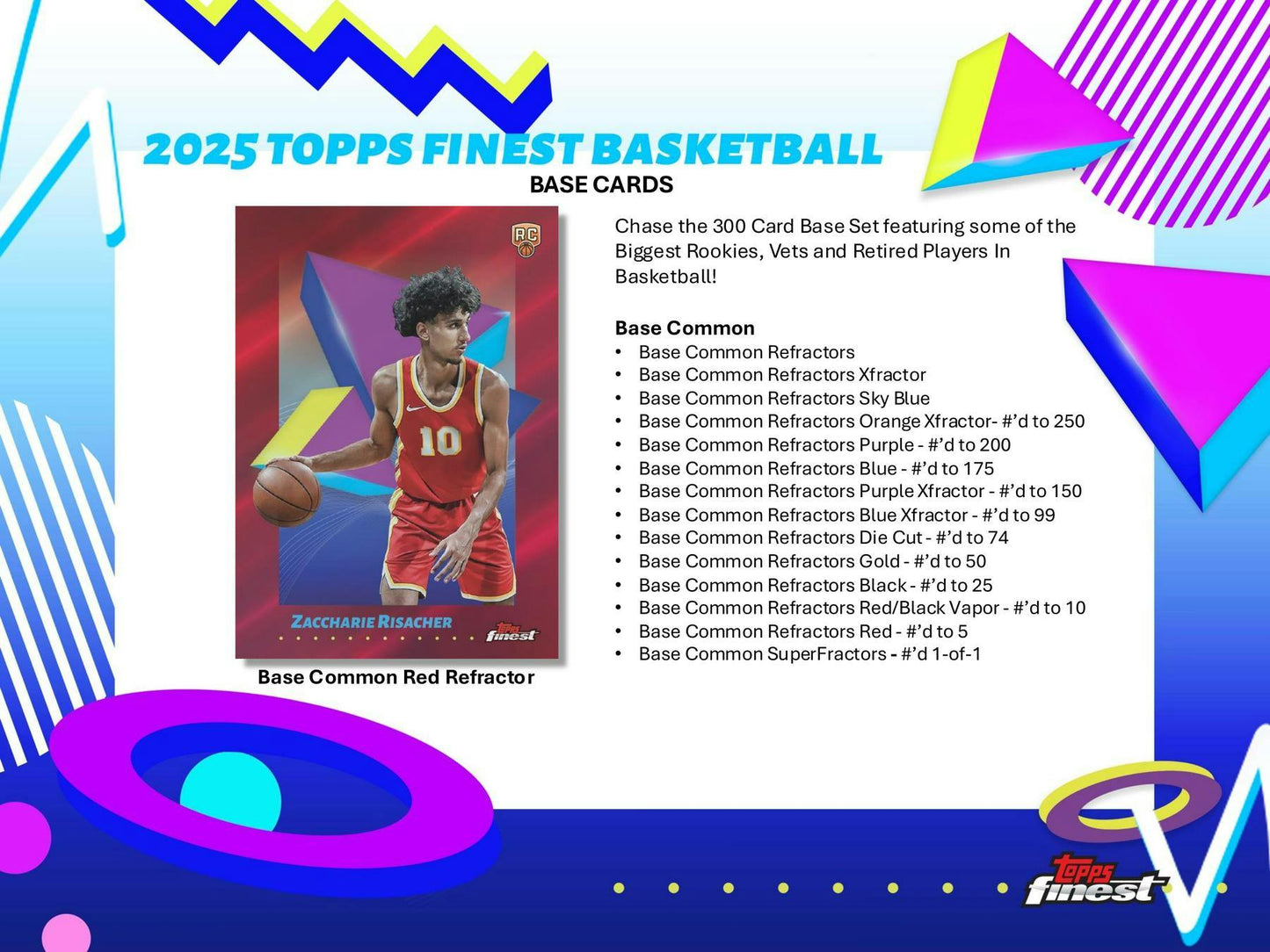 2024-25 Topps Finest Basketball Hobby Box (8/14)