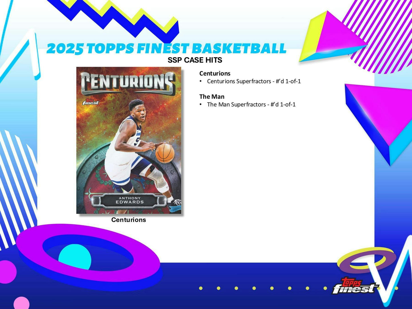 2024-25 Topps Finest Basketball Hobby Box (8/14)
