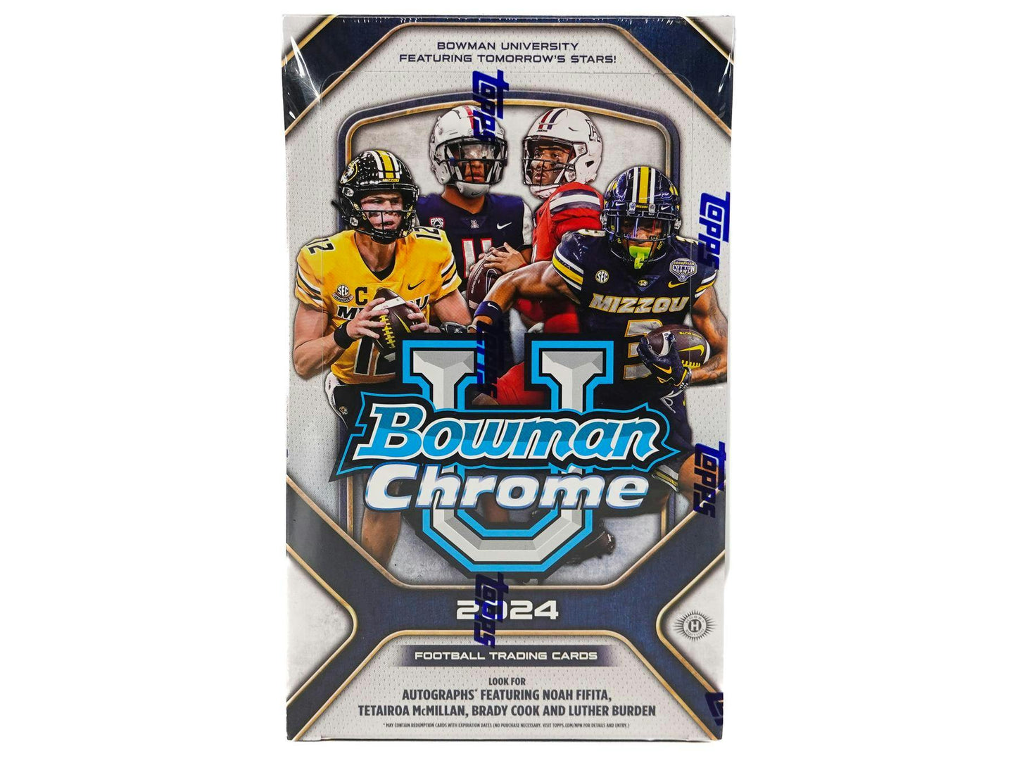 2024 Bowman University Chrome Football, Hobby Box