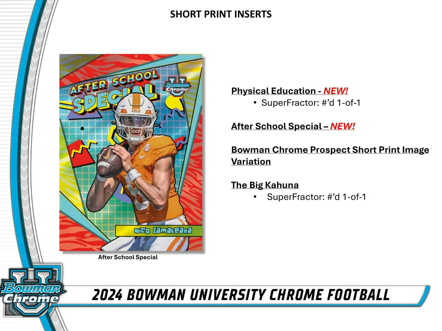 2024 Bowman University Chrome Football, Hobby Box