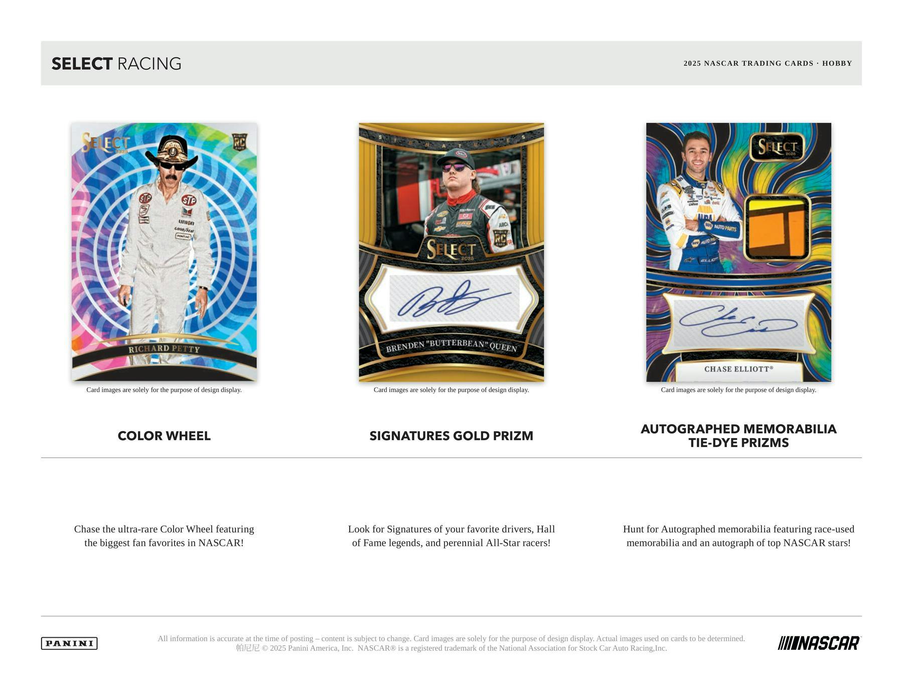 2025 Panini Select NASCAR Racing Hobby Box