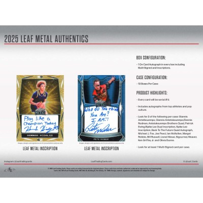 2025 Leaf Authentics Multi-Sport Hobby Box