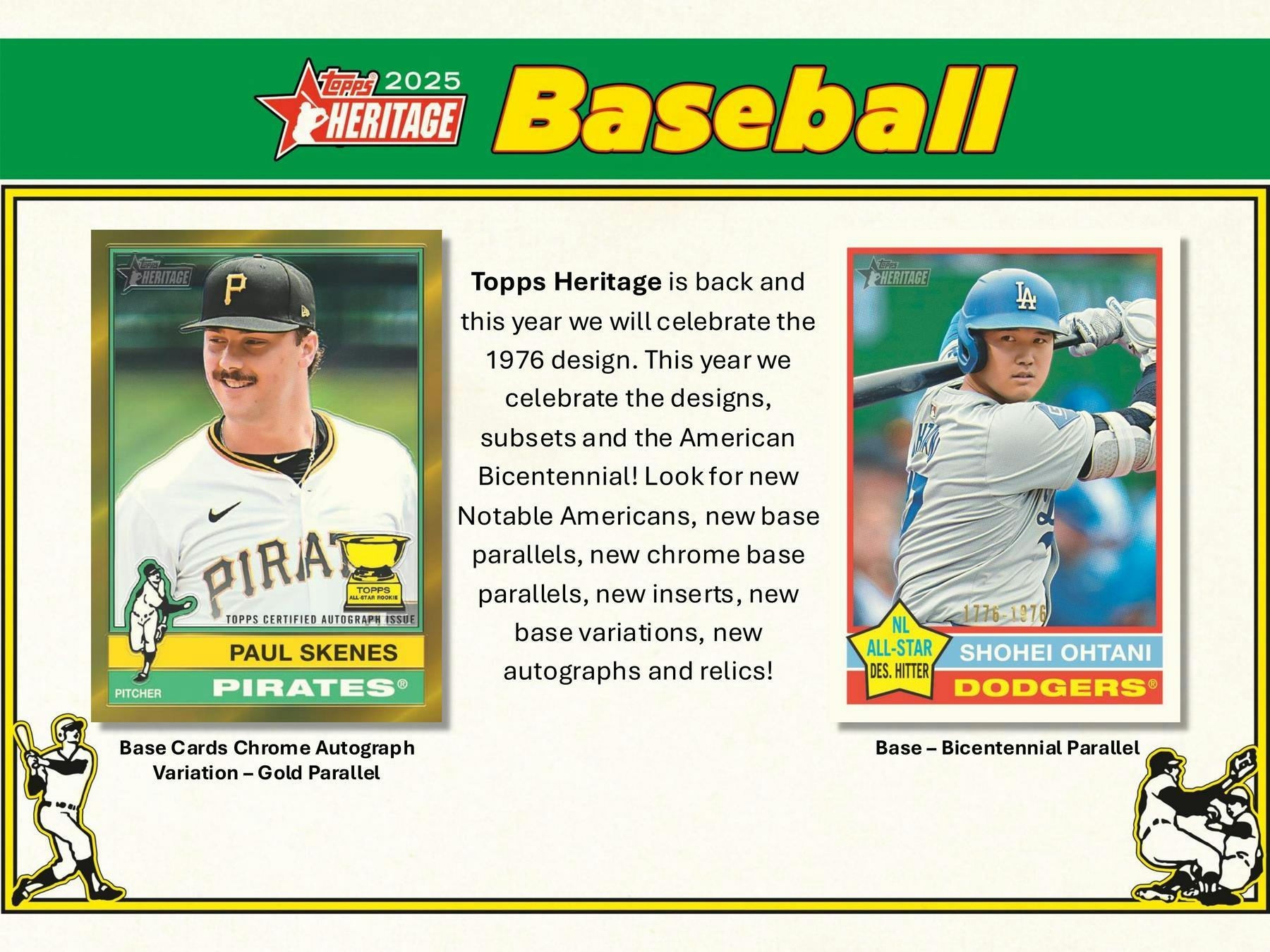 2025 Topps Heritage Baseball Hobby Pack (4/23)