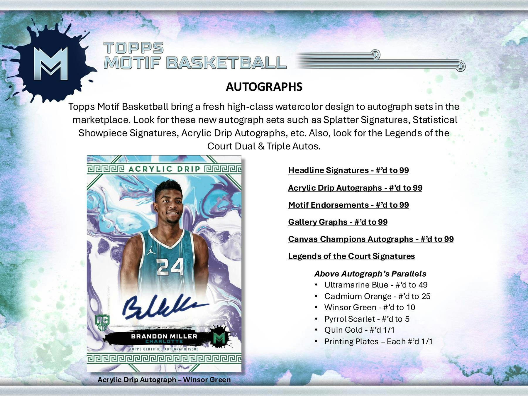 2023-24 Topps Motif Basketball Hobby Box (4/25)