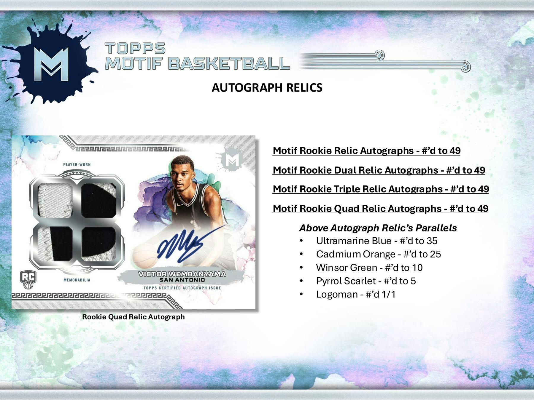 2023-24 Topps Motif Basketball Hobby Box (4/25)