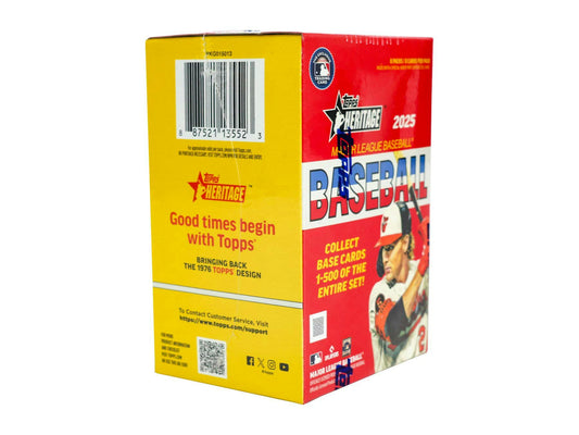 2025 Topps Heritage Baseball 8-Pack Blaster Box (4/23)