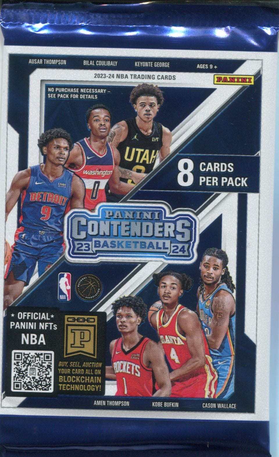 2023-24 Panini Contenders Basketball, 4-Card Hobby Pack