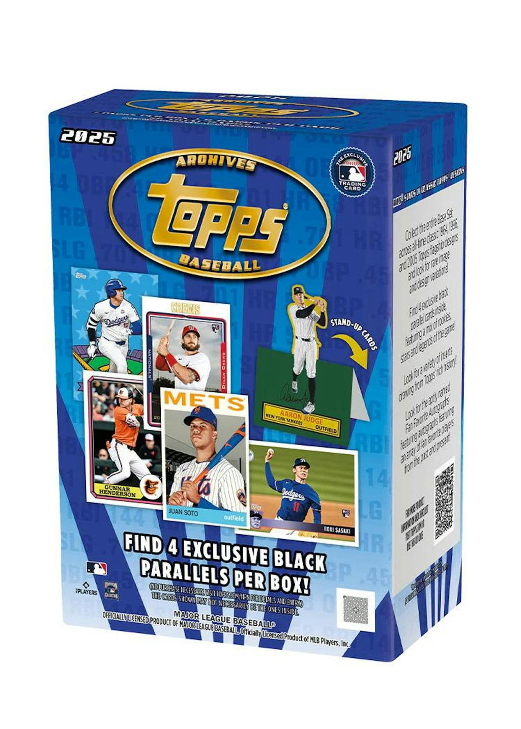 2025 Topps Archives Baseball 7-Pack Blaster 40-Box Case (12/12)