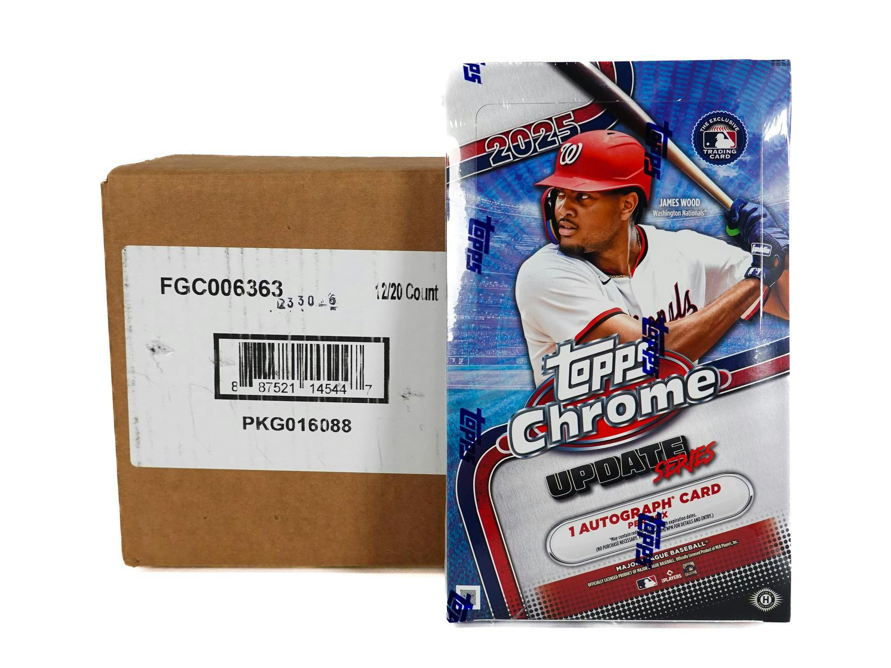 2025 Topps Chrome Update Series Baseball Hobby 12-Box (12/10)