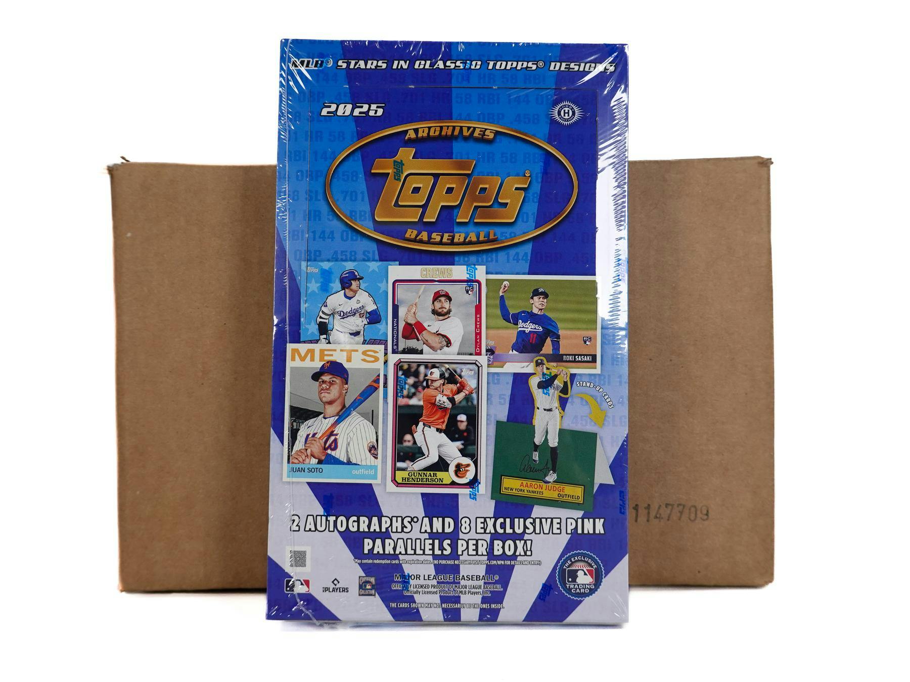 2025 Topps Archives Baseball Hobby 10-Box Case (12/12)