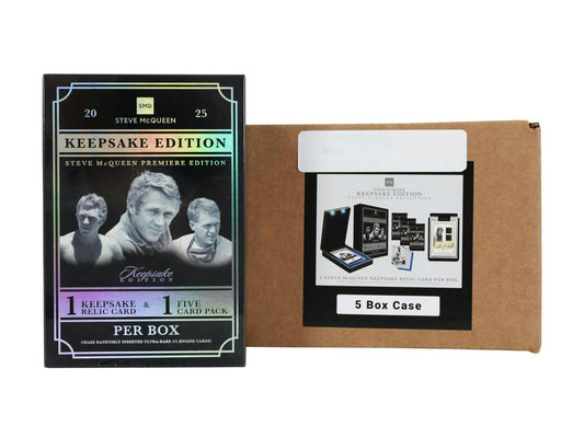 2025 Keepsake Keepsake Steve McQueen Collection Hobby 5-Box Case (7/23)