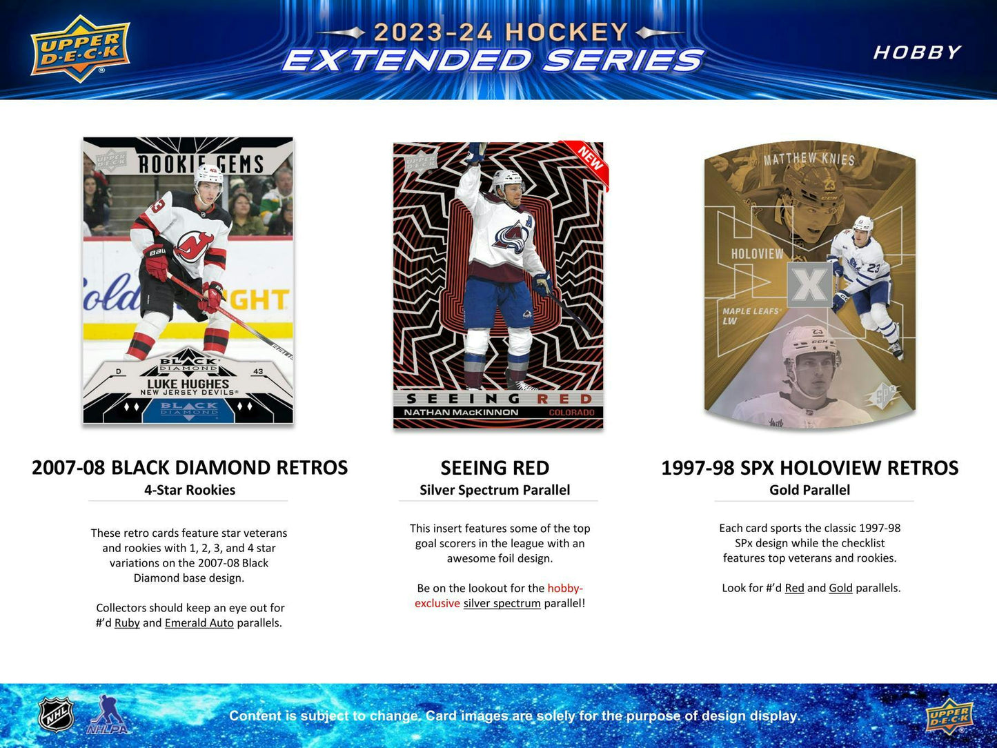 2023-24 Upper Deck Hockey Extended Series, Hobby Box