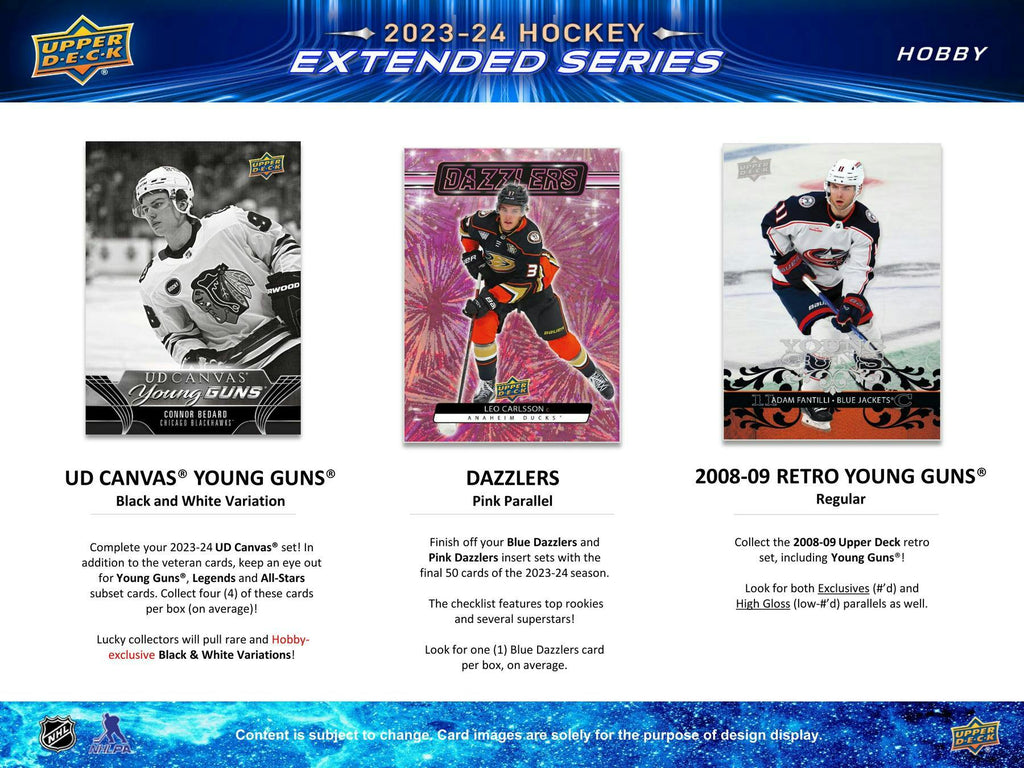 2023-24 Upper Deck Hockey Extended Series Hobby Box
