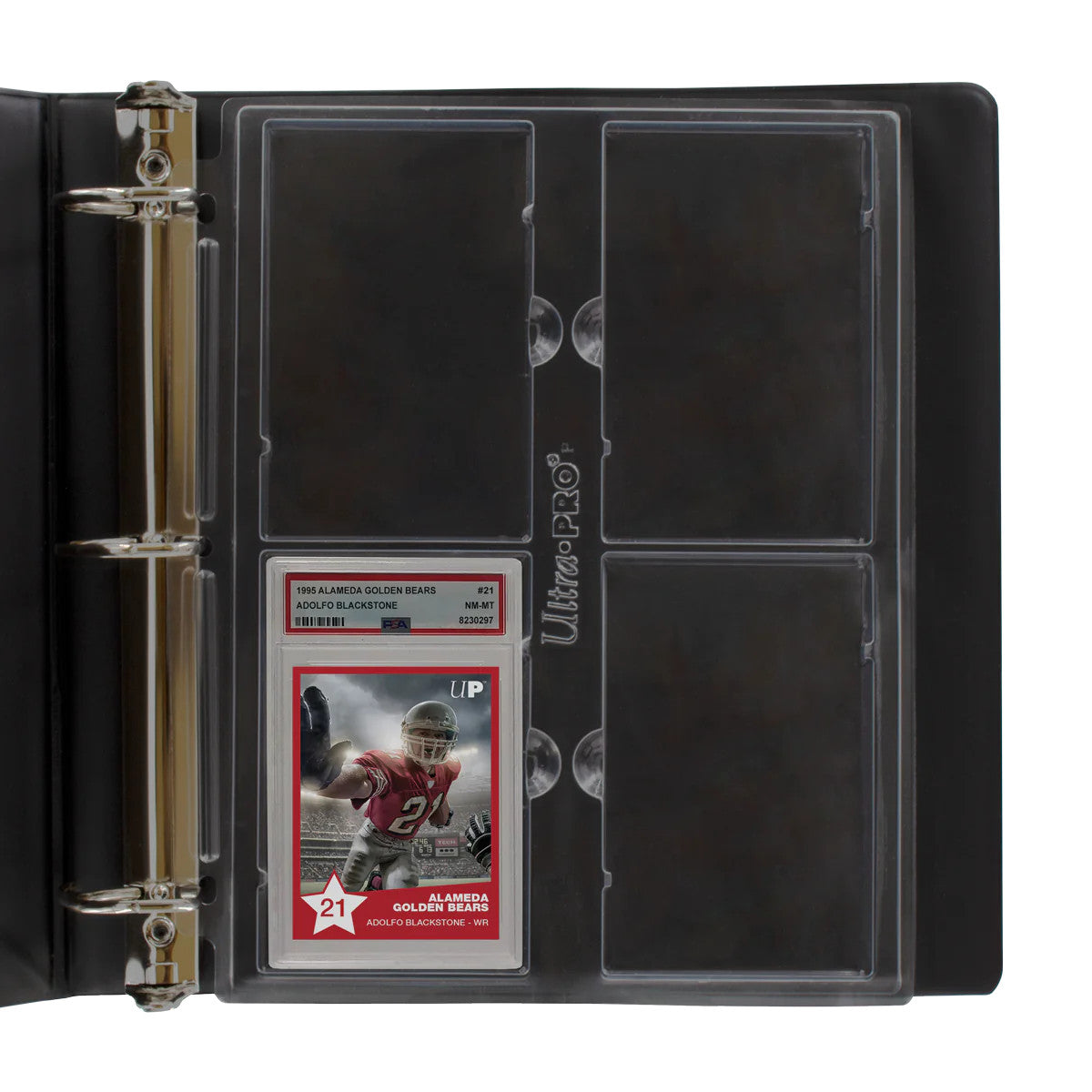 Ultra Pro Page For PSA Graded Slabs - Rigid Shell Design - Lock-In Tabs, Single Page