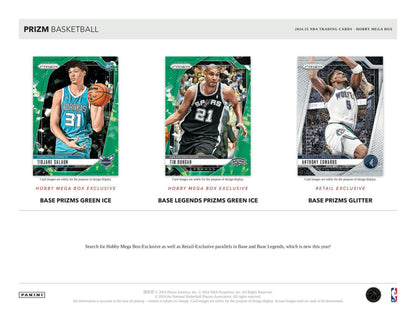 2024-25 Panini Prizm Basketball Mega Hobby Box (Green Ice)