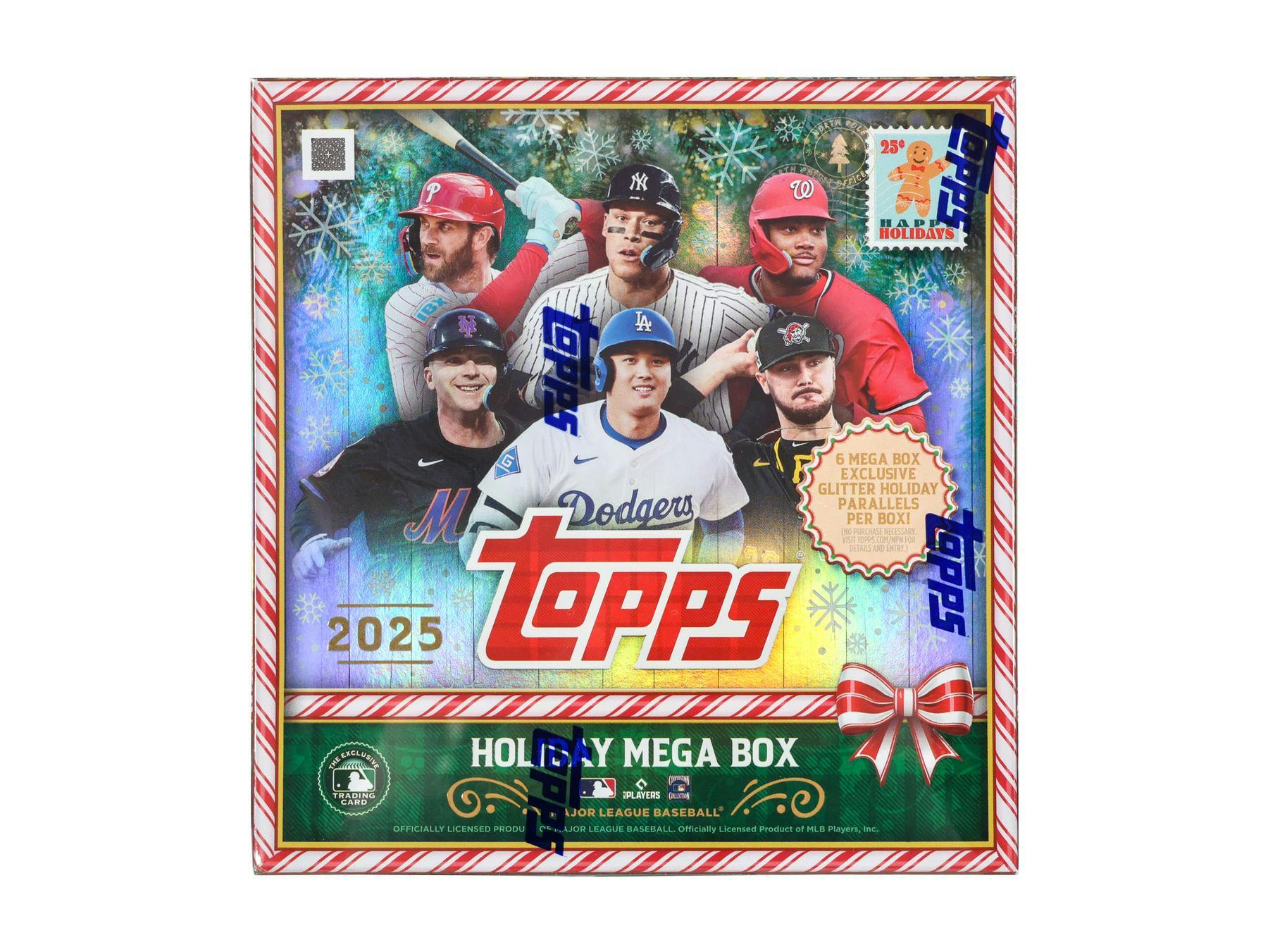 2025 Topps Holiday Baseball 20-Box Mega Box Case (10/22)