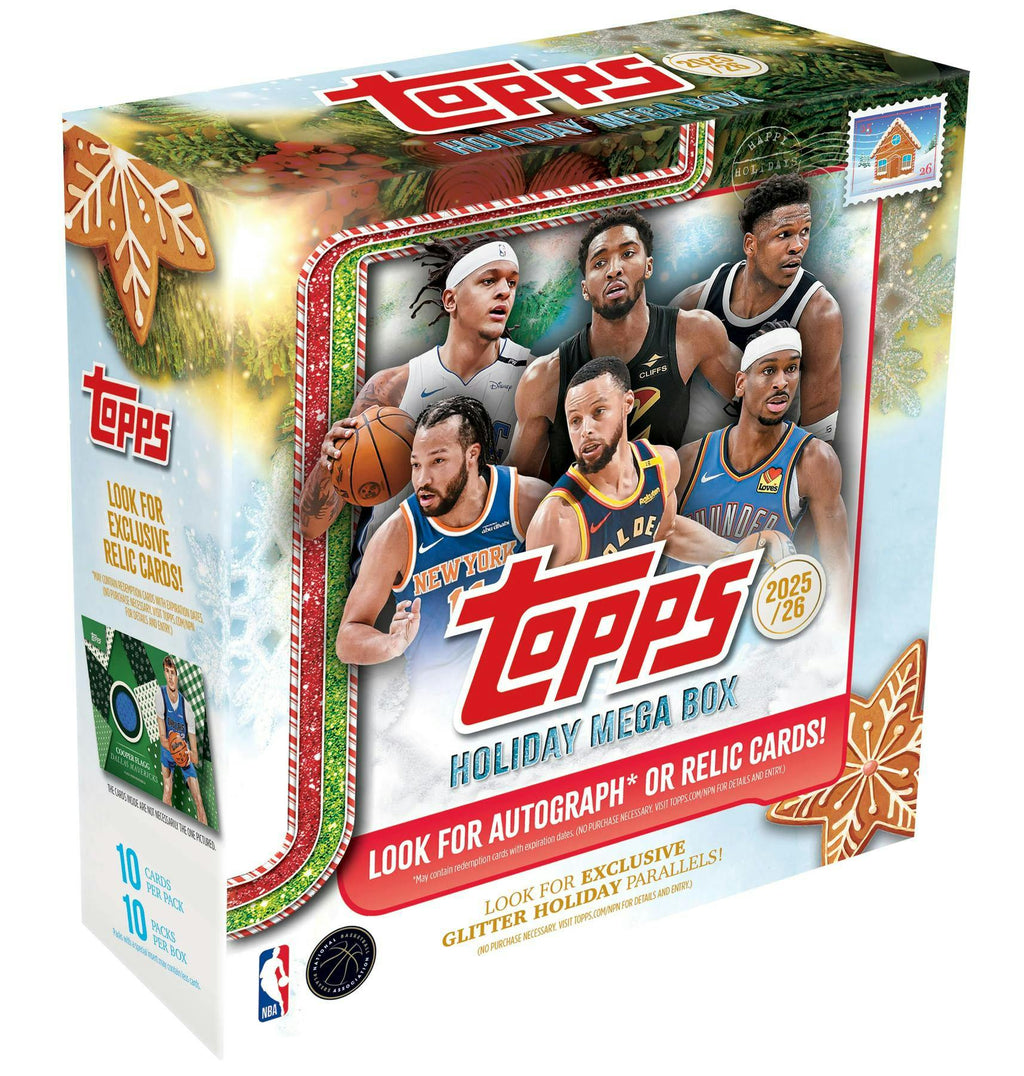 2025-26 Topps Holiday Basketball Mega Box (10/30)