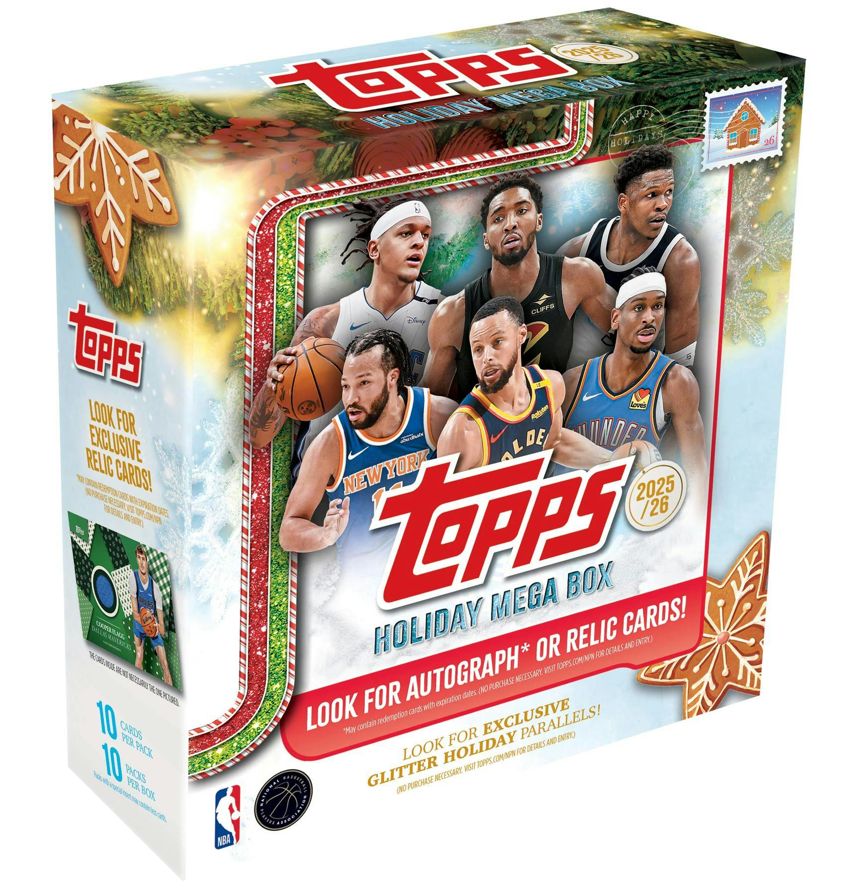 2025-26 Topps Holiday Basketball Mega 20-Box Case (10/30)