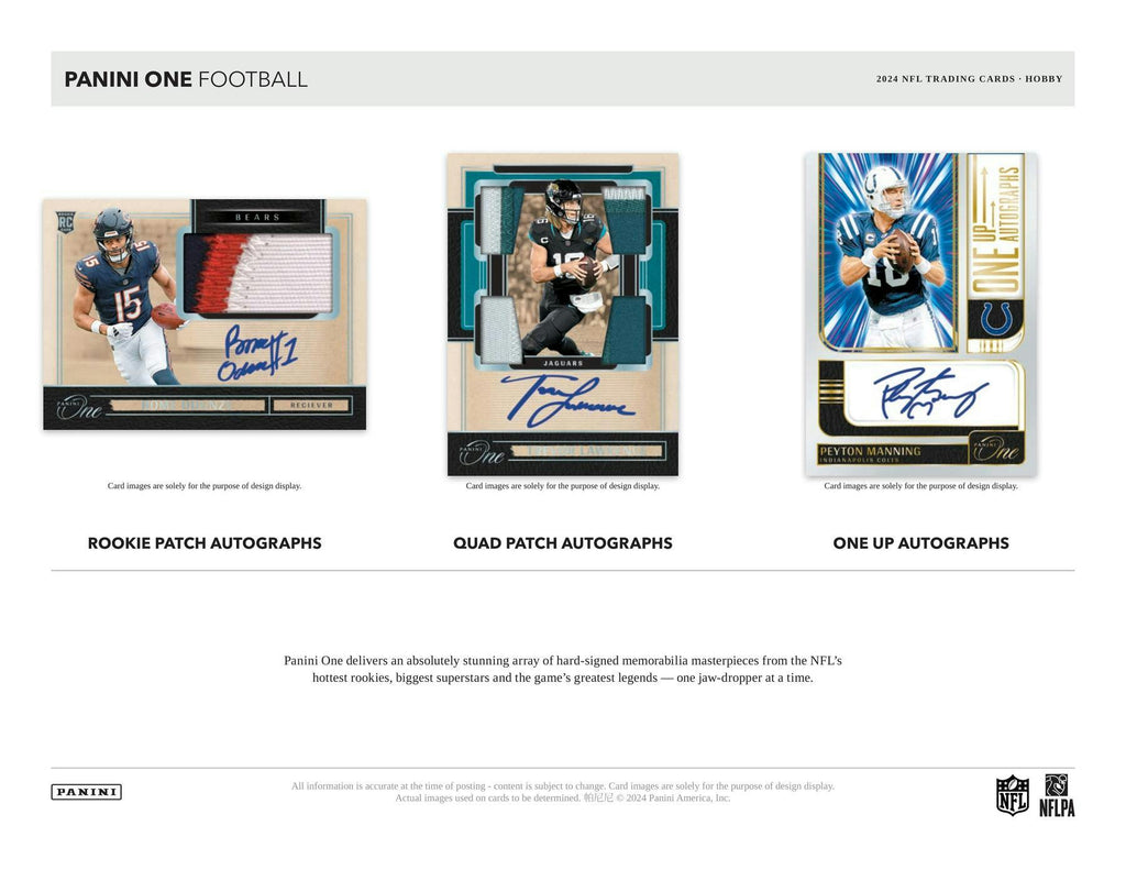 2024 Panini One Football Hobby Box