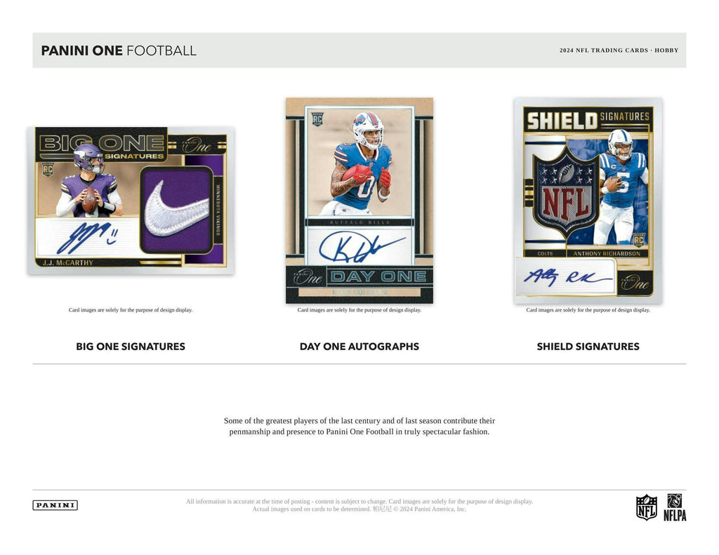2024 Panini One Football Hobby Box