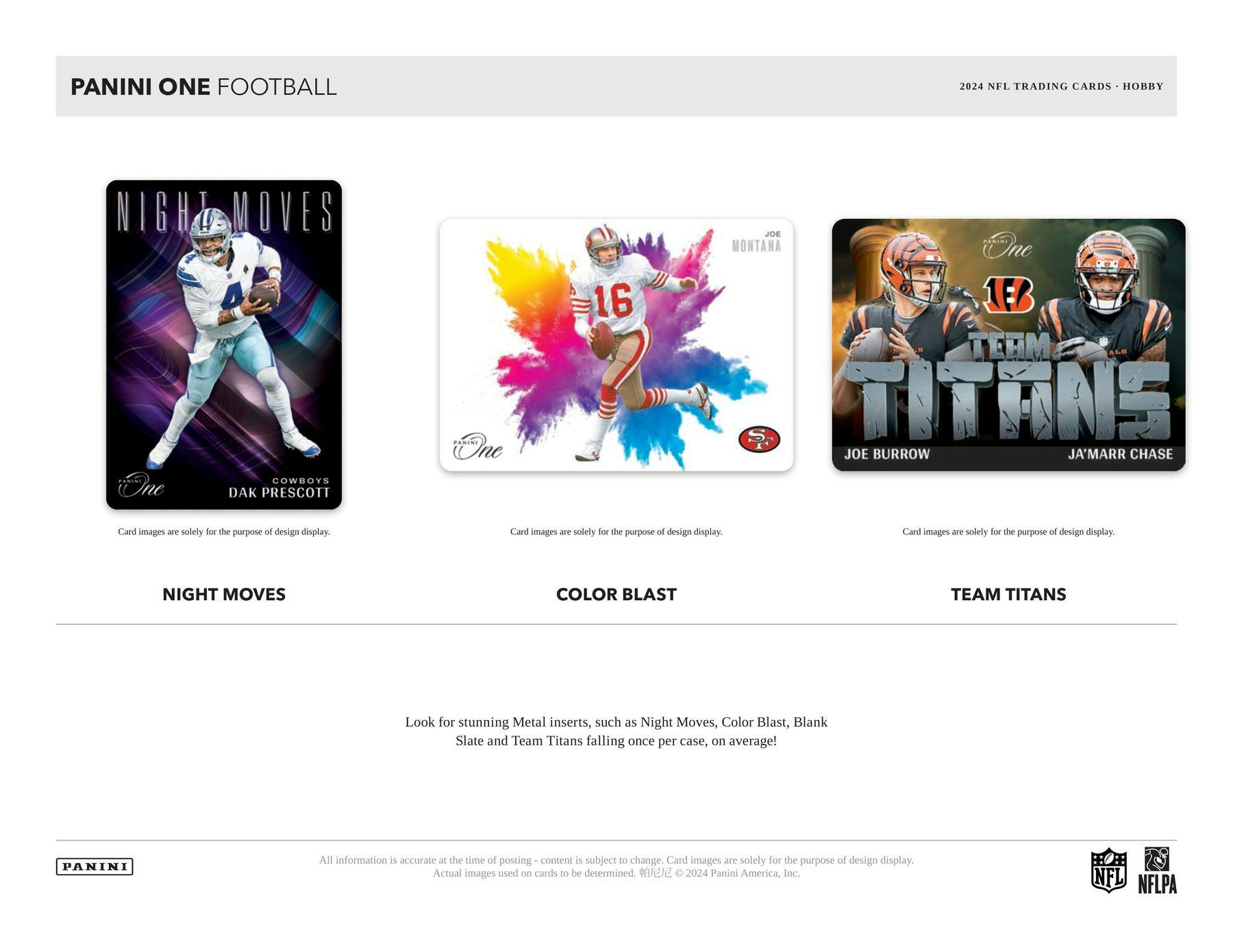 2024 Panini One Football Hobby Box