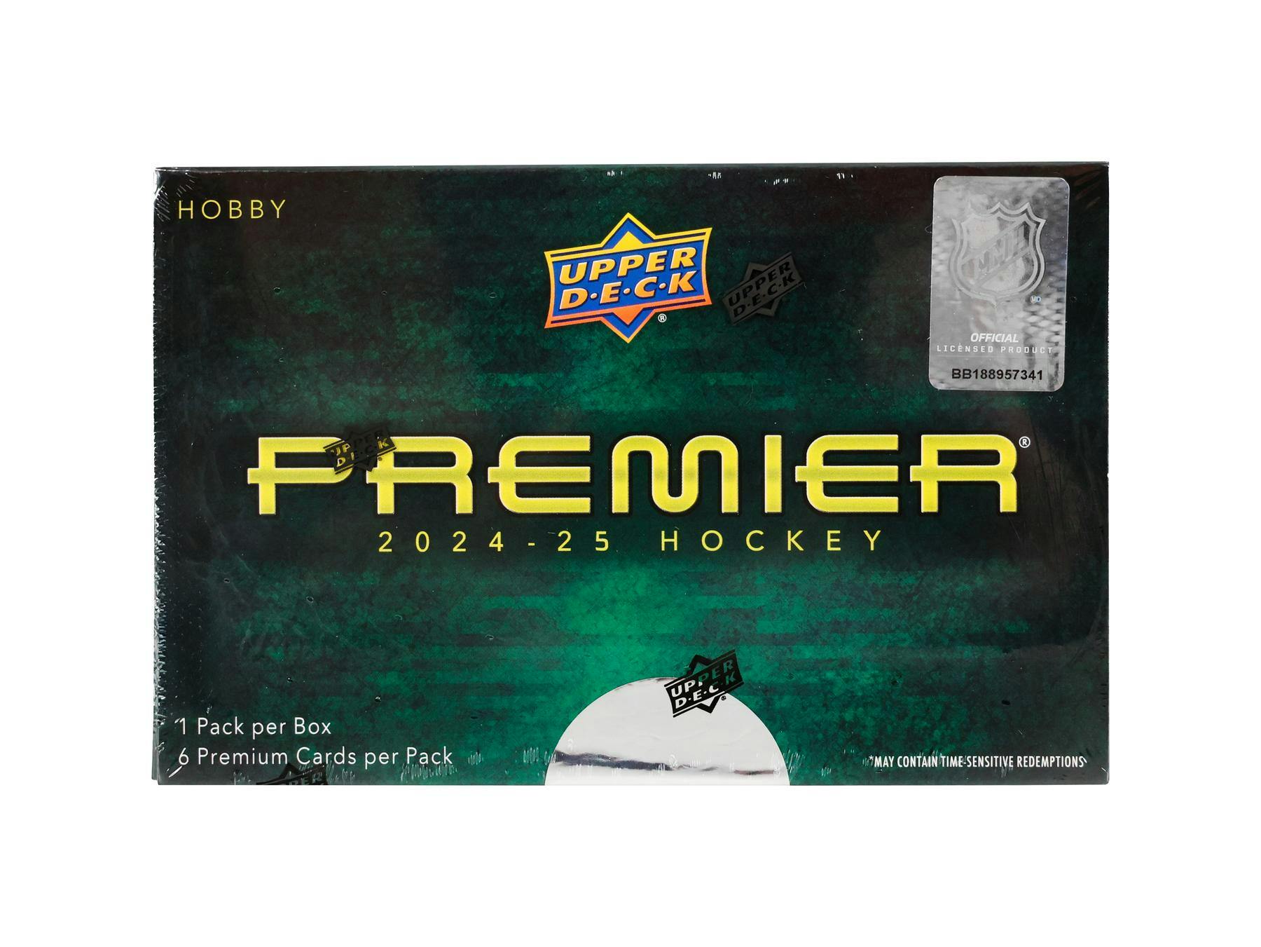 2024-25 Upper Deck Premier Hockey Hobby Box