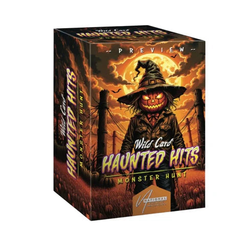 2025 Wild Card Haunted Hits Football National Exclusive Monster Hunt Pack