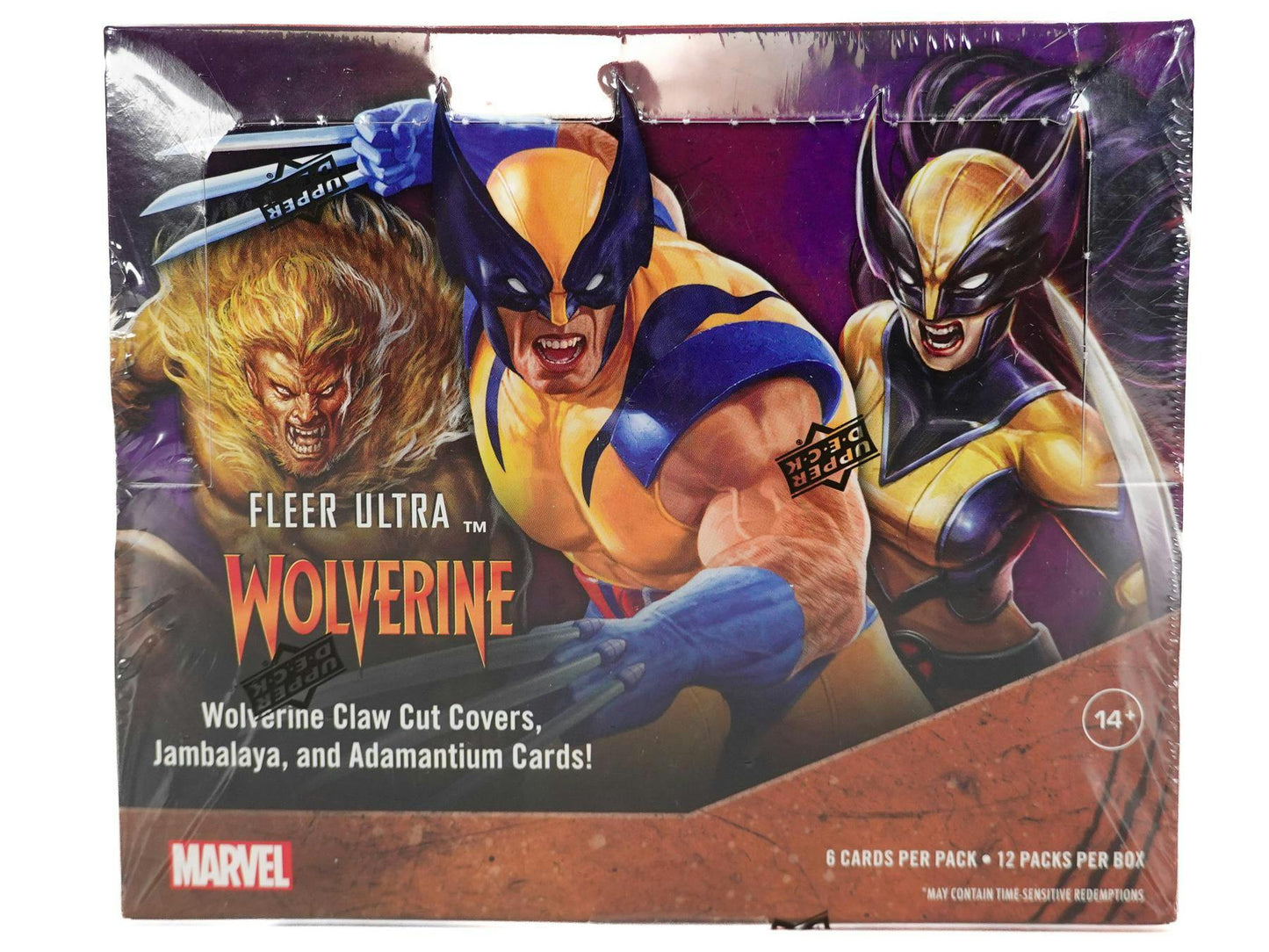 2024 Upper Deck Marvel Fleer Ultra Wolverine Trading Cards, Hobby Box