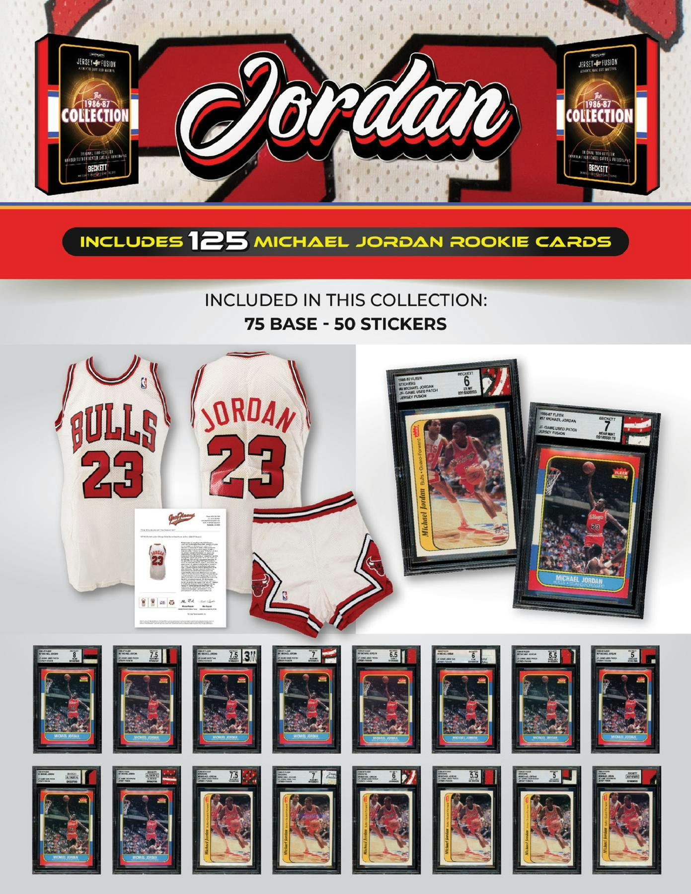 Jersey Fusion: The 1986-87 Collection Basketball, Hobby Box (5-Pack)